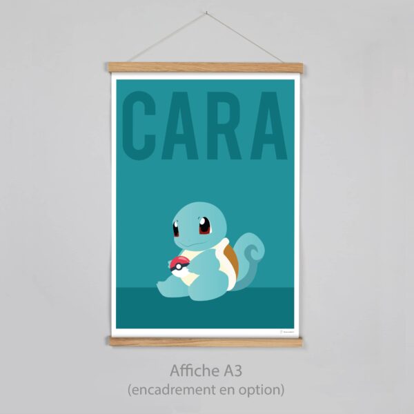 Poster Affiche Pokémon carapuce