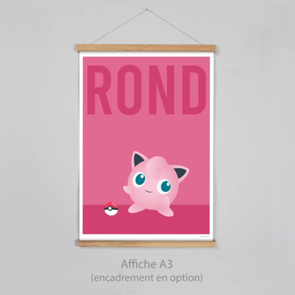 Poster Affiche Pokémon Rondoudou