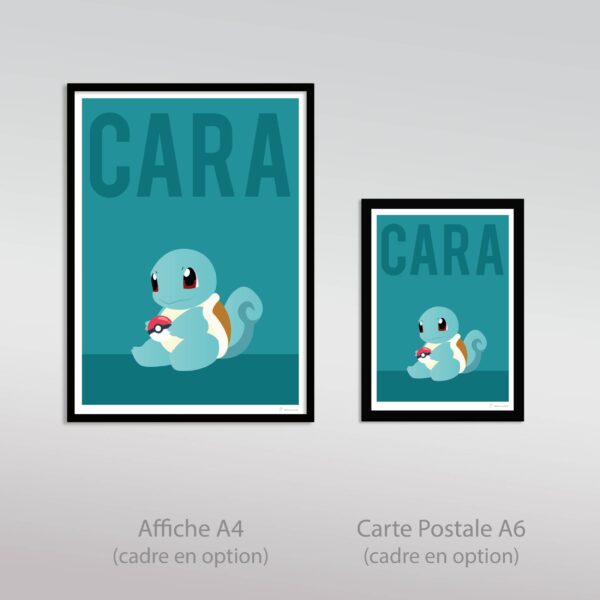 Poster Affiche Pokémon carapuce