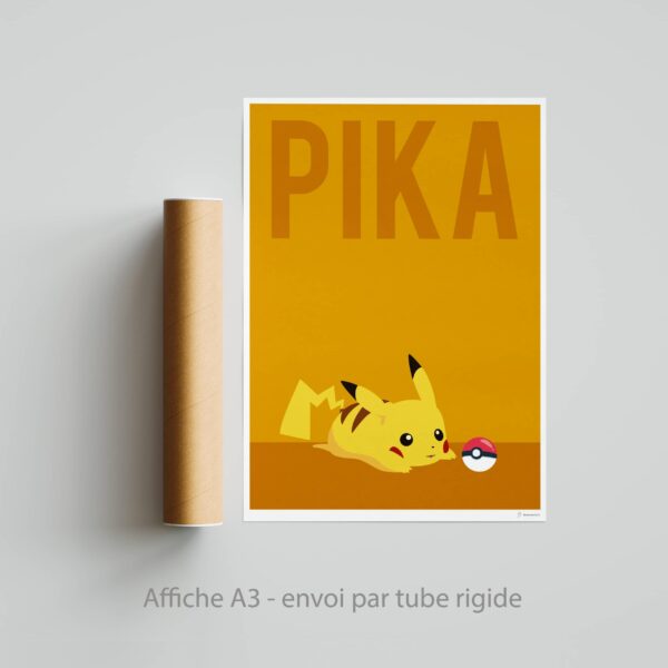 Poster Affiche Pokémon pikachu