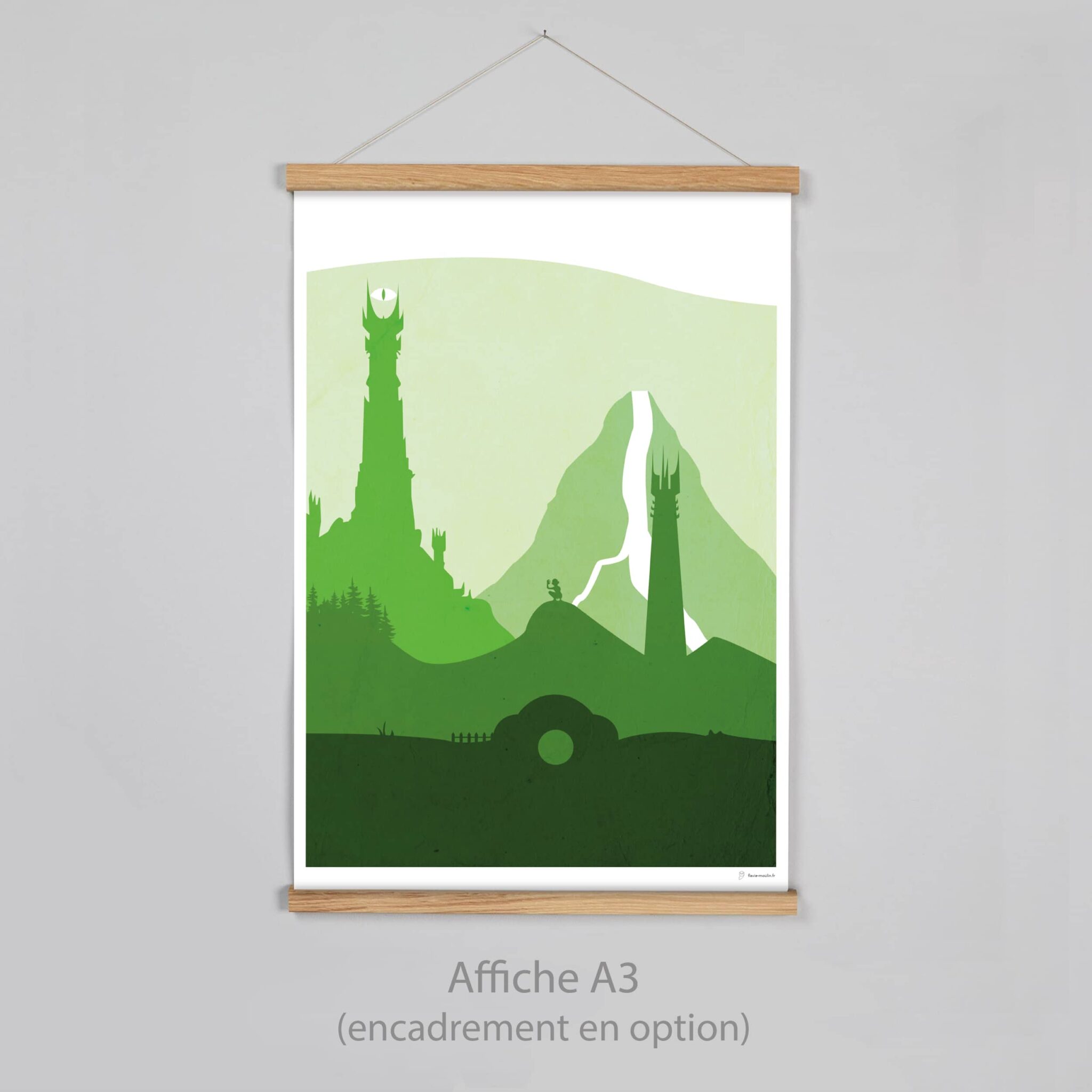 Poster Le Seigneur Des Anneaux - La Communauté De L'Anneau - Argonath Teaser (61 Cm X 91,5 Cm)