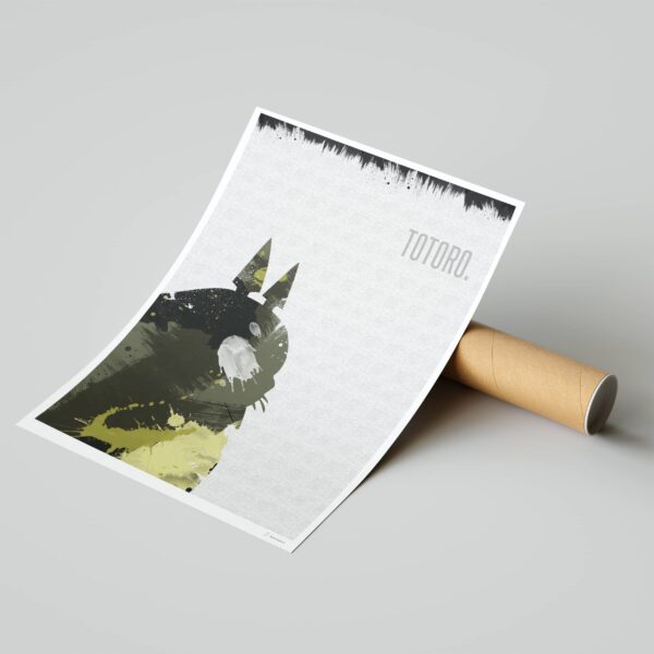 Affiche Poster Minimaliste Ghibli Totoro