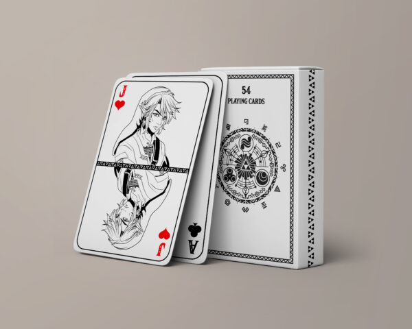 Jeu de cartes playing cards poker tarot the legend of Zelda