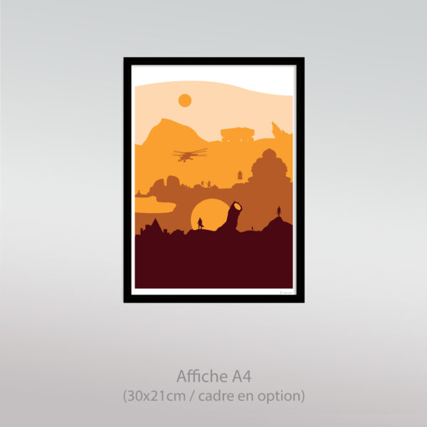 Poster Univers Dune Arrakis Paysages – Image 2