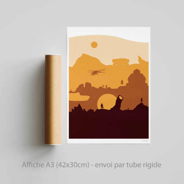 Poster Univers Dune Arrakis Paysages – Image 4