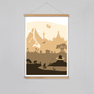Poster The Legend Of Zelda Paysages