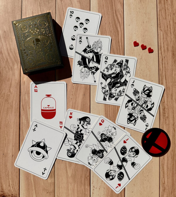 Jeu 54 cartes à jouer Inspiré par l'univers Super Smash Bros – Image 3